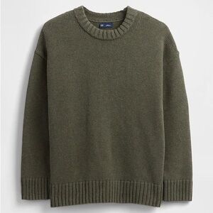 GAP Olive Green Crew Neck Sweater